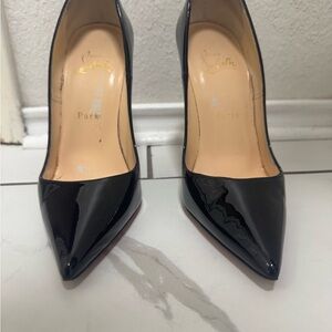 Christian Louboutin Patent Black Heels